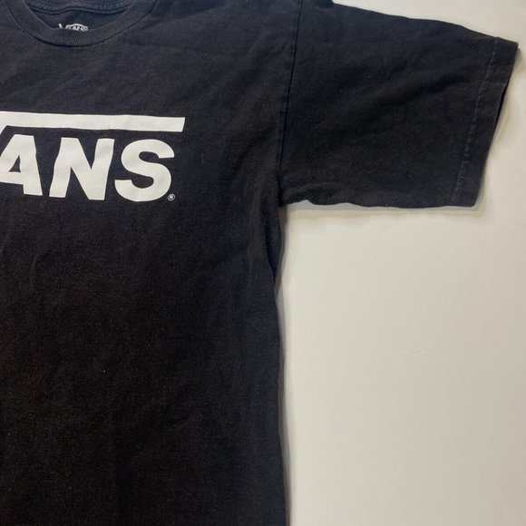 Vans Casual Graphic Short Sleeve T-Shirt Mens Size S Black White - Picture 3 of 7